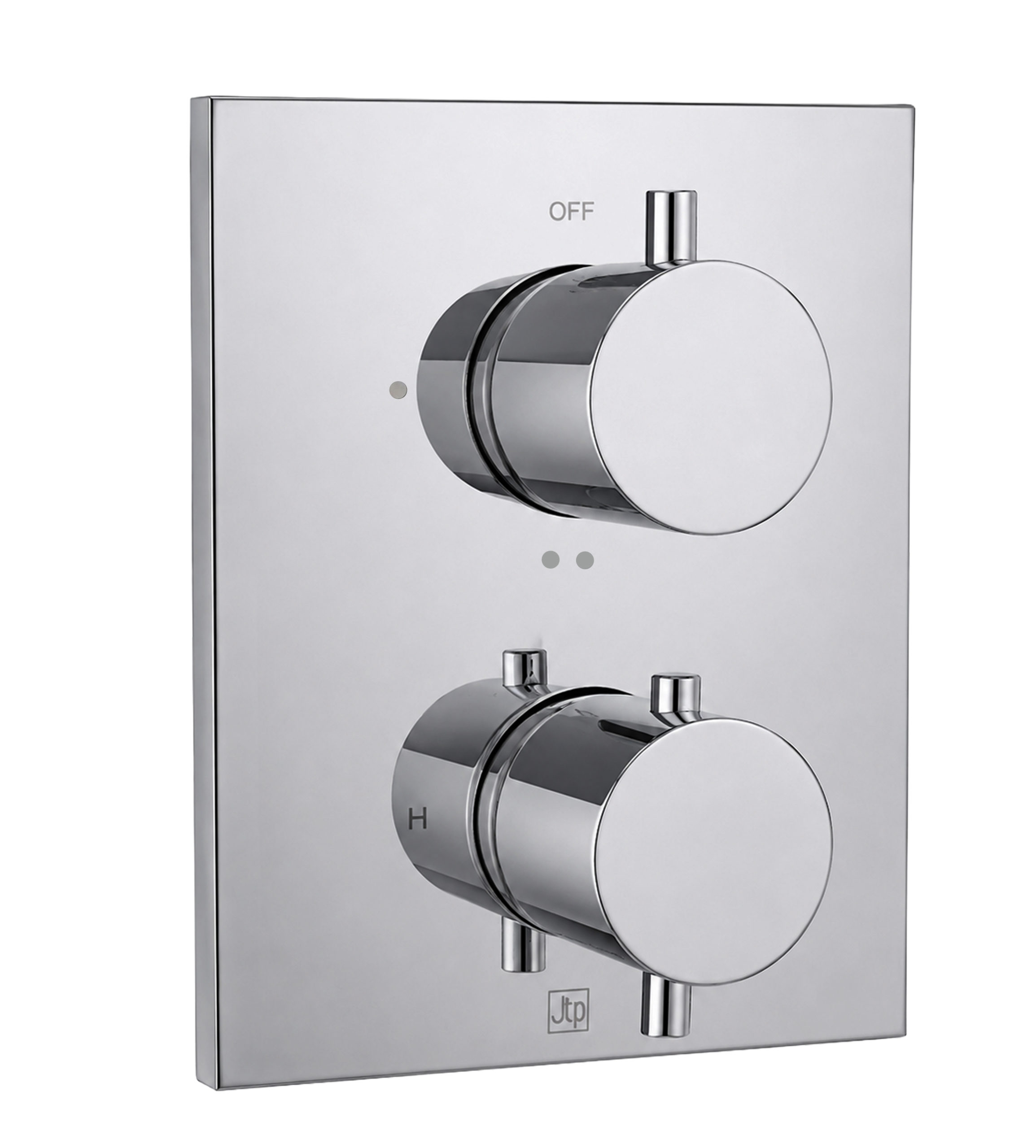 Double outlet universal box thermostat (trimset only)