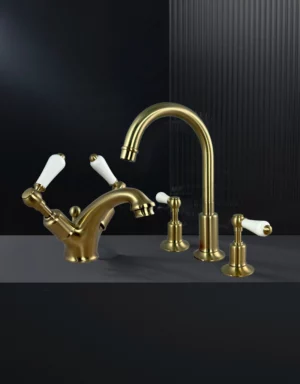 Grosvenor Lever Brushed Brass