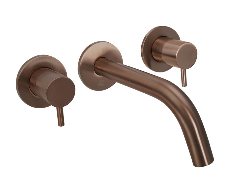 Vos 3 hole bath/basin mixer wall mounted