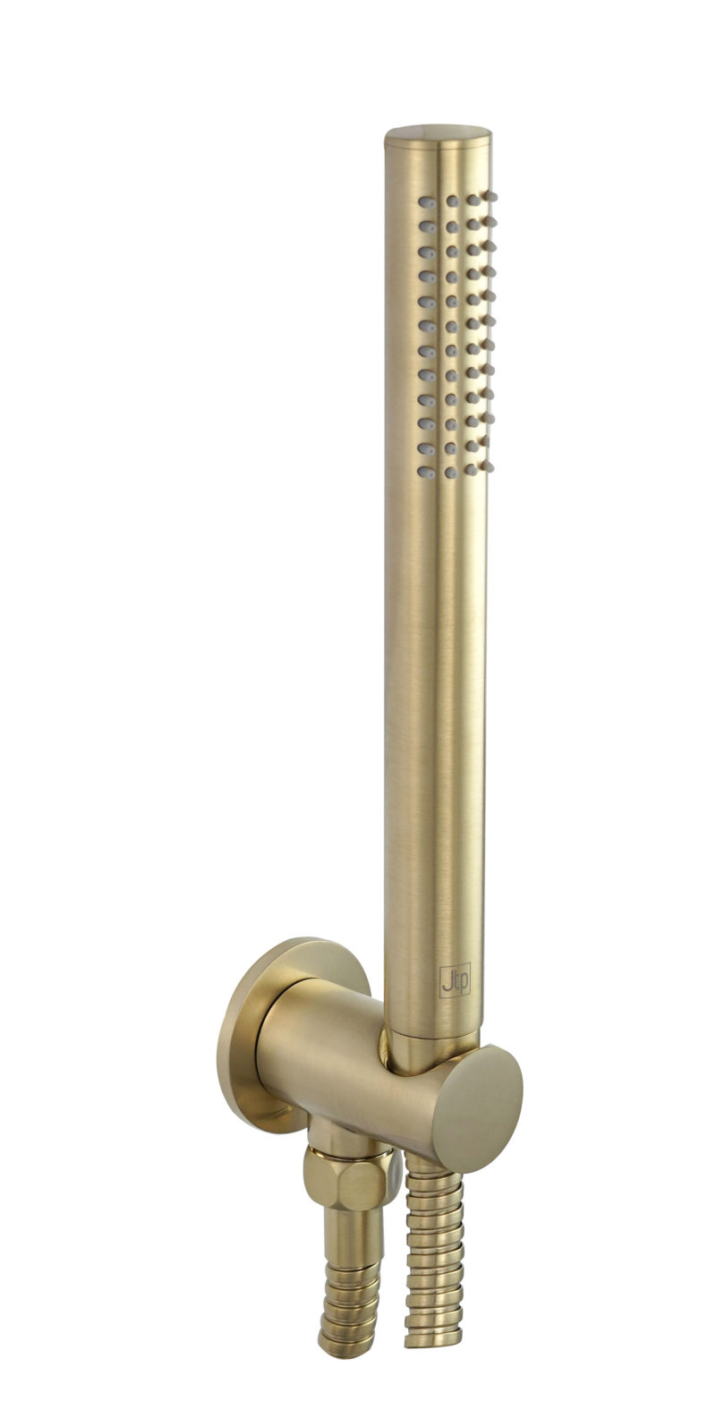 VOS Round Water Outlet with Holder, Metal Hose, Slim Hand Shower