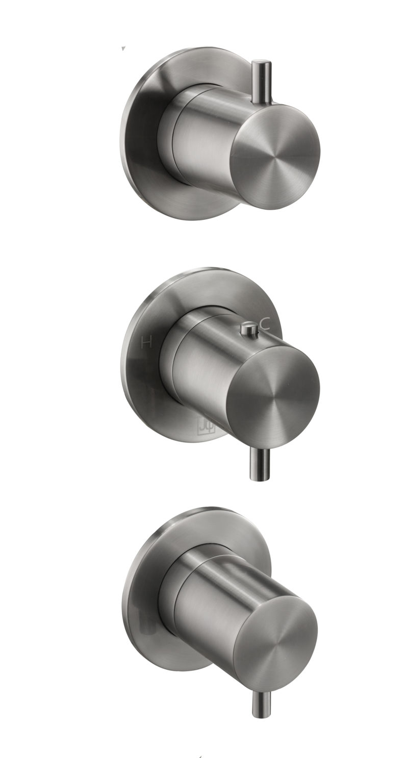 VOS Modular Thermostatic Concealed 3 Outlet Shower Valve