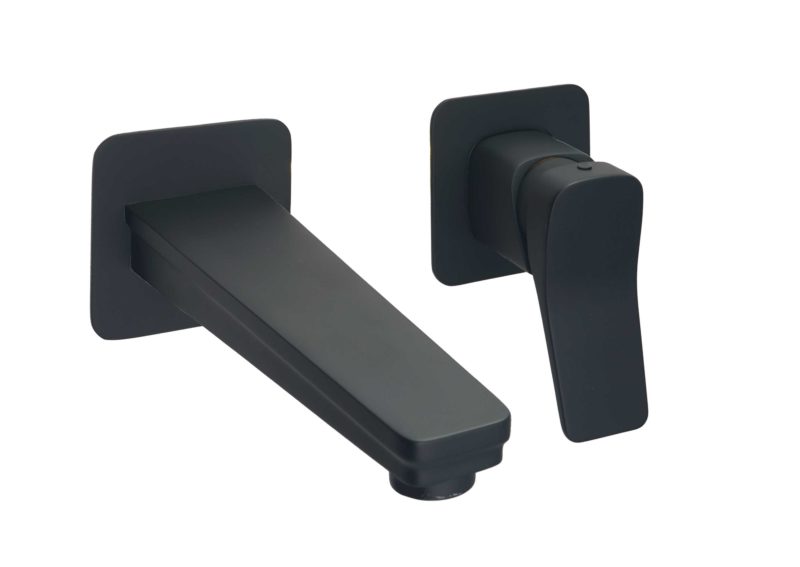 HIX single lever wall mounted basin mixer