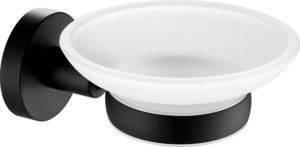 VOS matt black, soap dish