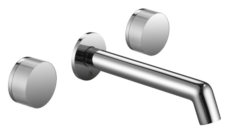 3 hole wall mounted basin mixer
