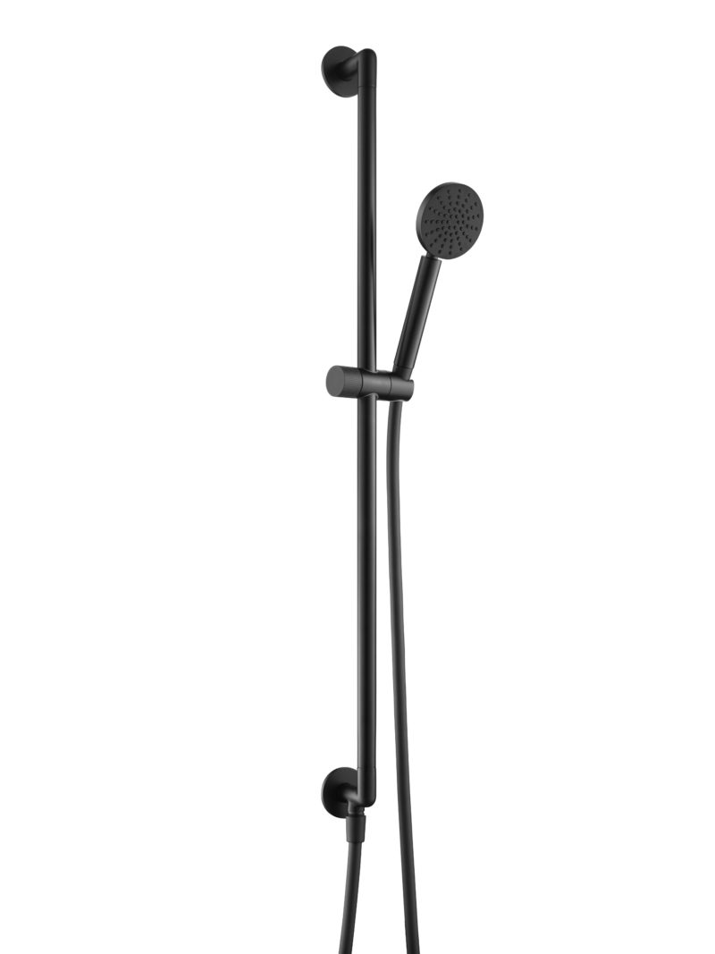 Slide Rail with Round Shower Handle and Hose with bottom outlet