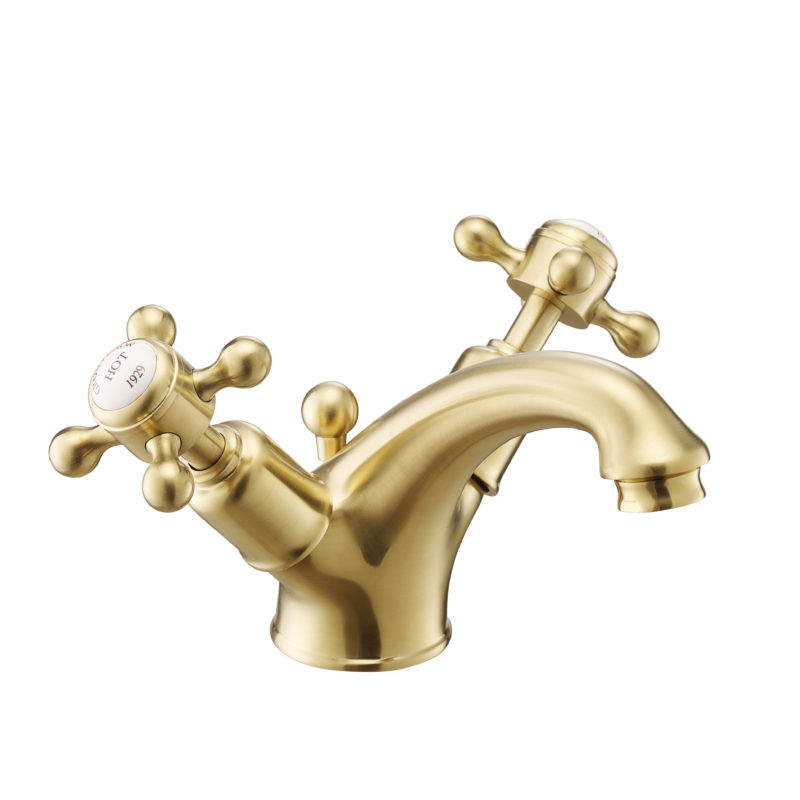 Grosvenor Cross Basin Mixer with Pop Up Waste