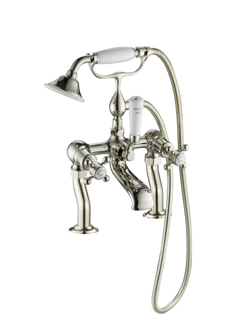 Deck Mounted Bath Shower Mixer with Kit
