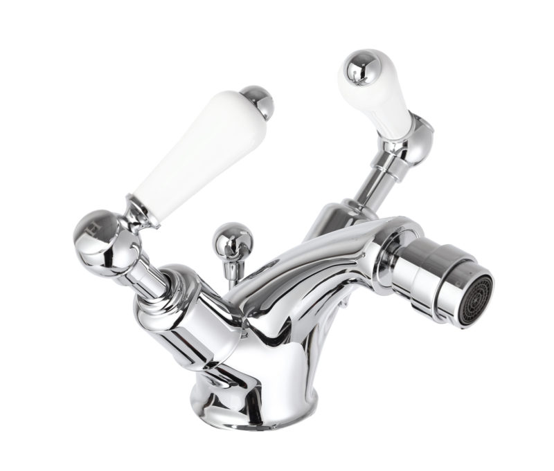 Grosvenor Lever Bidet mixer with pop up waste