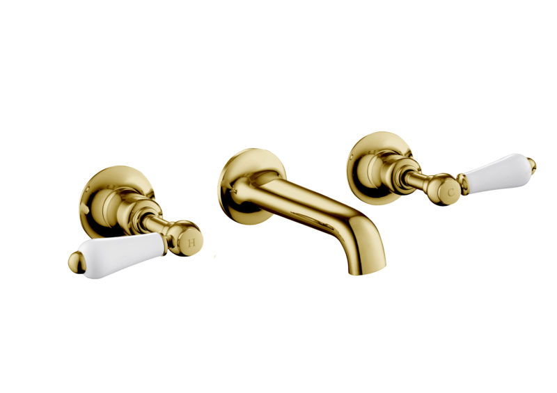 Grosvenor Lever 3 Hole Basin Mixer