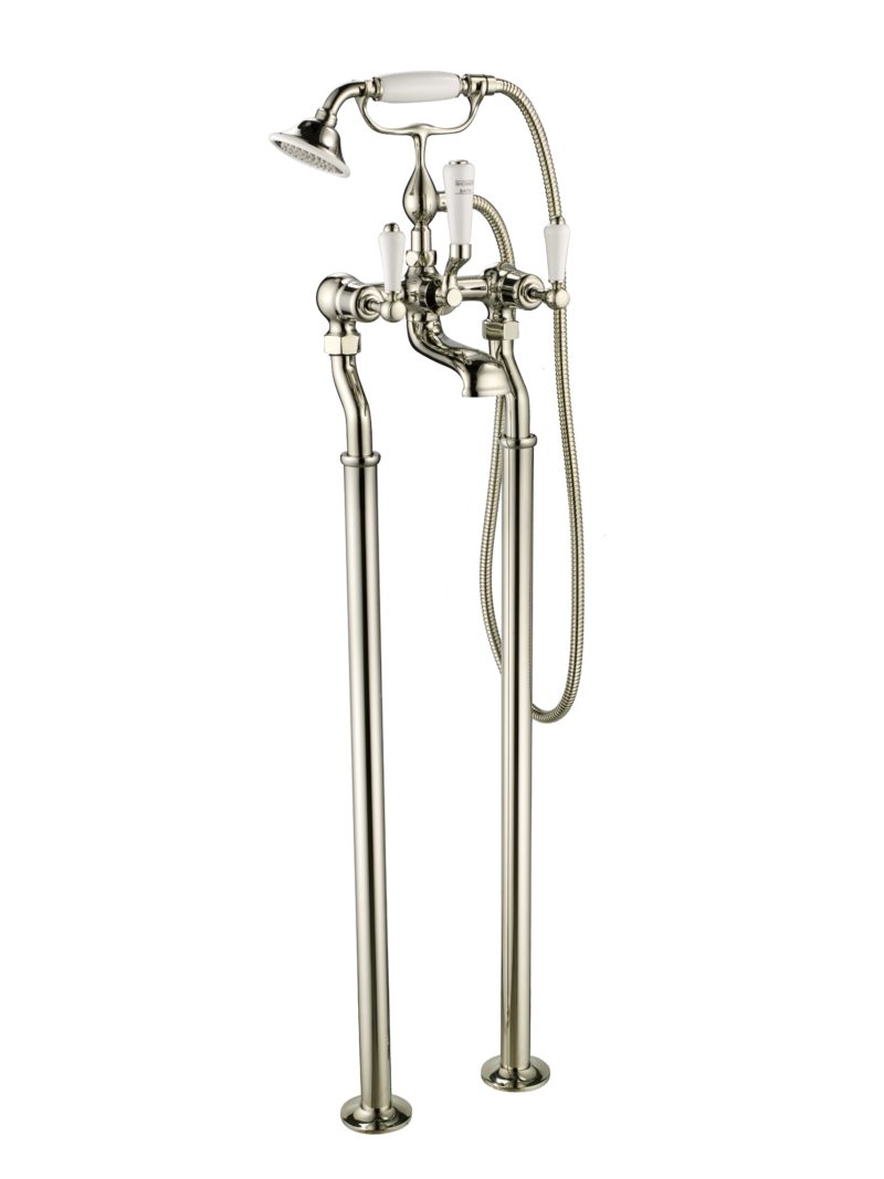 Grosvenor Freestanding Bath Shower Mixer With Kit