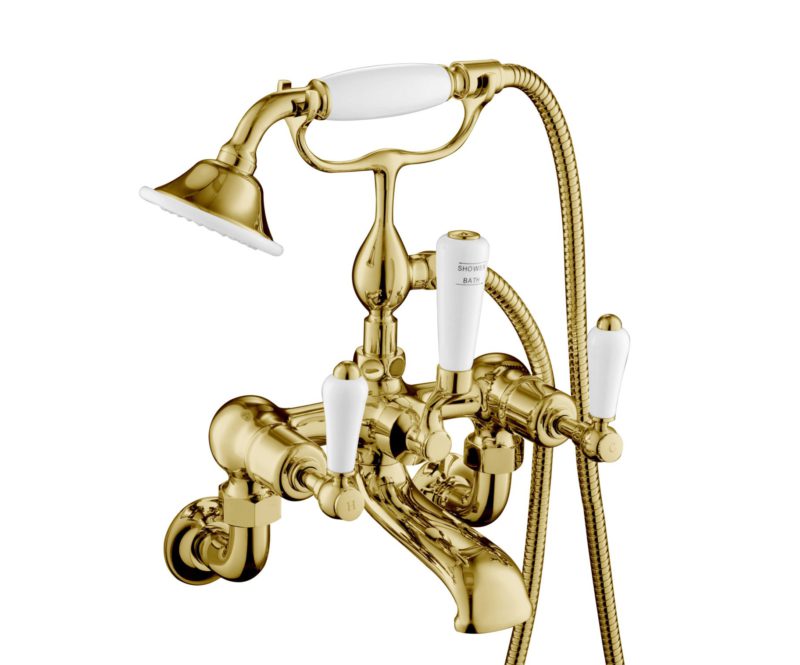 Bath Shower Mixer Wall Mounted with Kit
