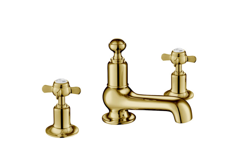 Grosvenor Pinch 3 Hole Basin Mixer