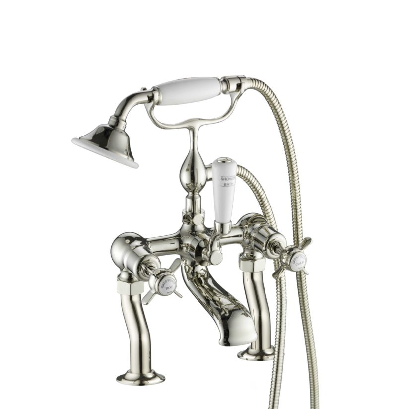Deck Mounted Bath Shower Mixer with Kit