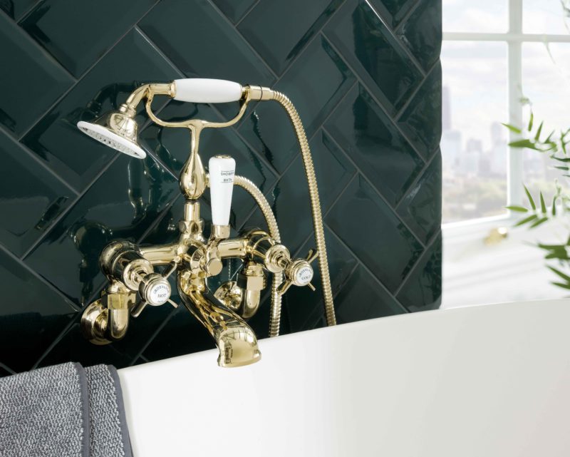 Bath Shower Mixer Wall Mounted with Kit - Image 2