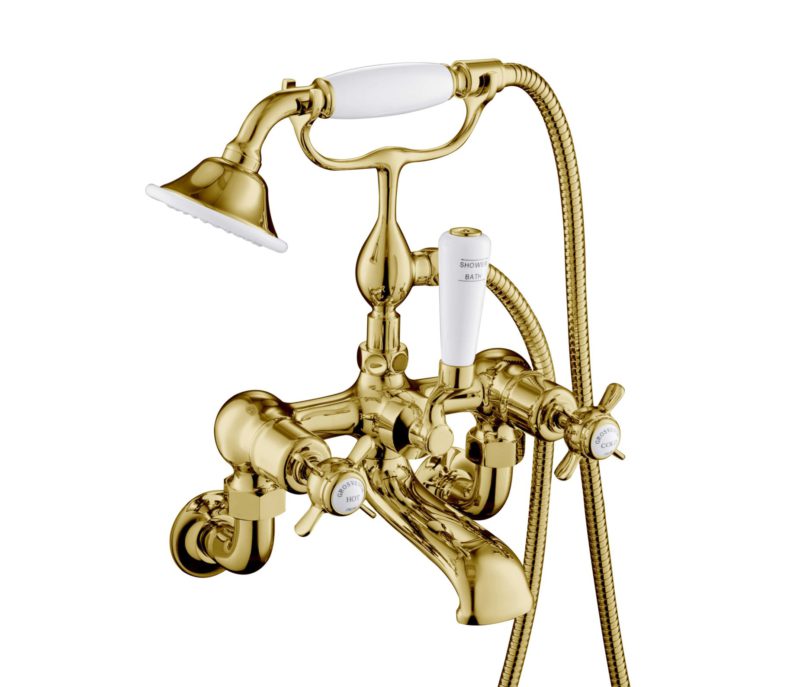 Bath Shower Mixer Wall Mounted with Kit