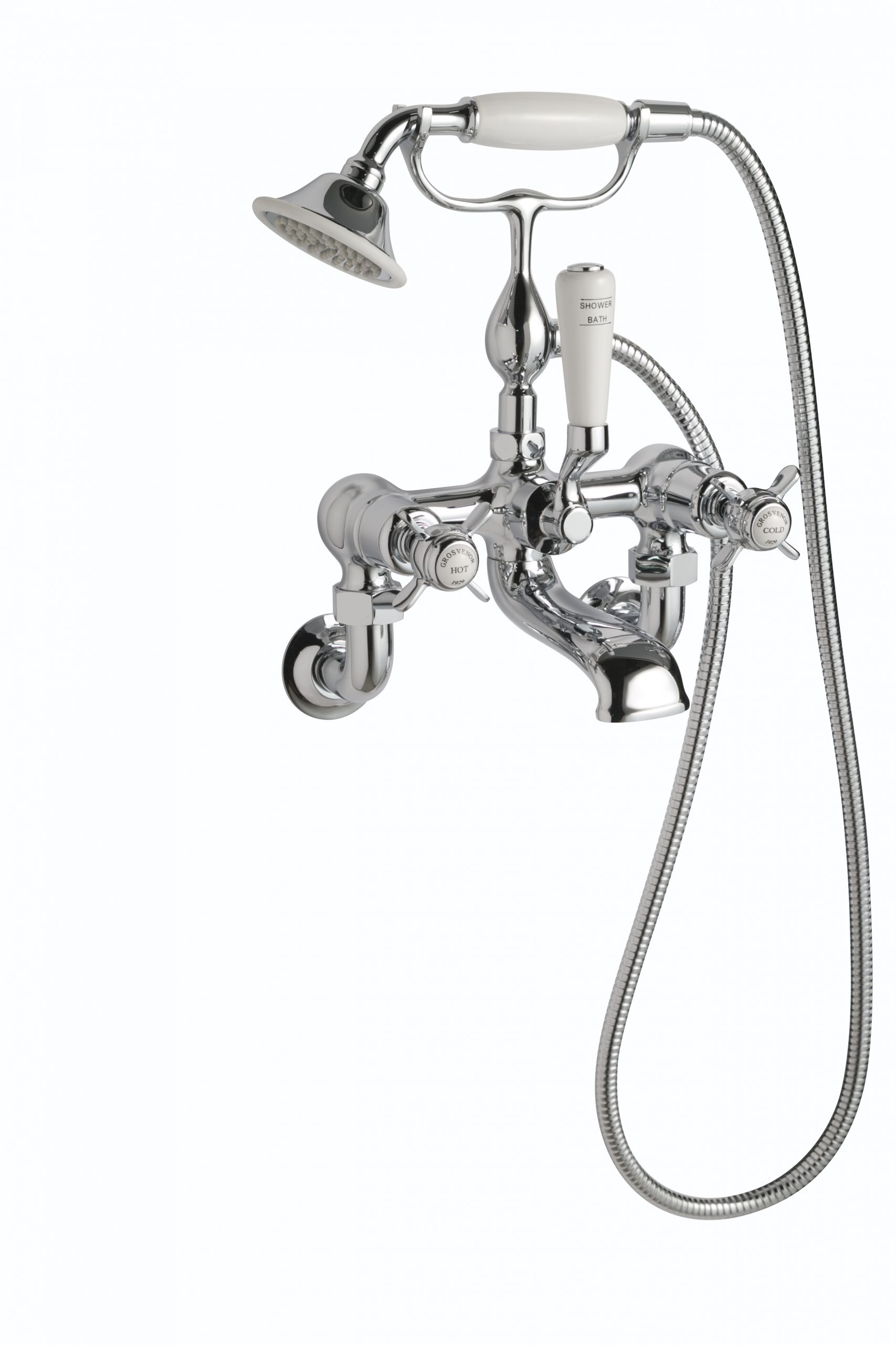 Bath Shower Mixer Wall Mounted with Kit Just Taps