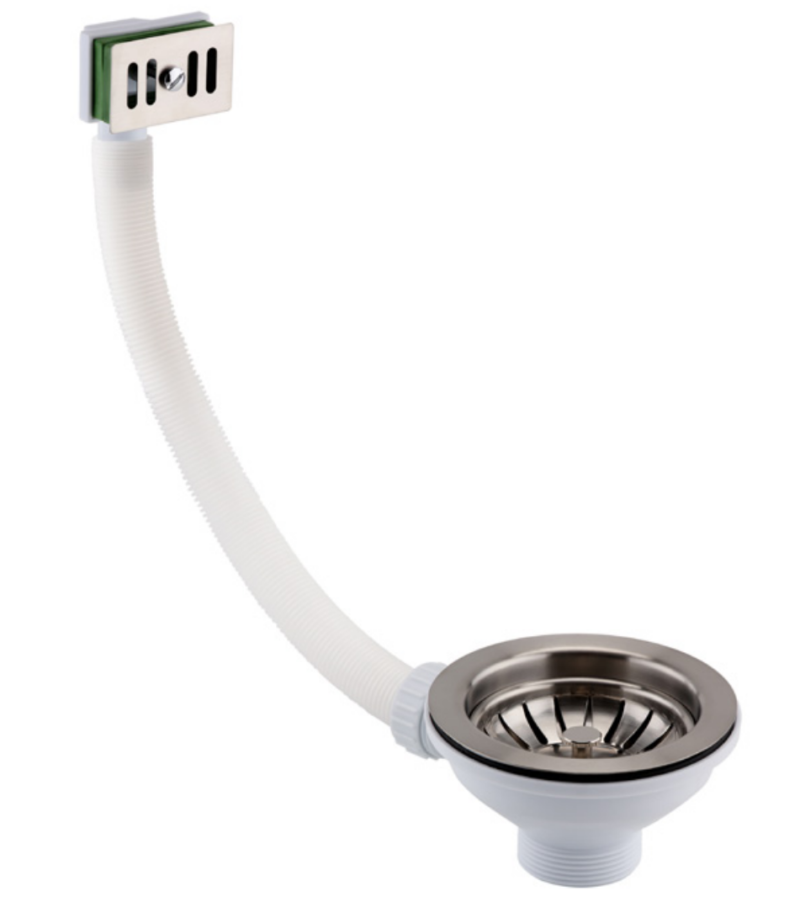 Basket Strainer Waste Square Overflow