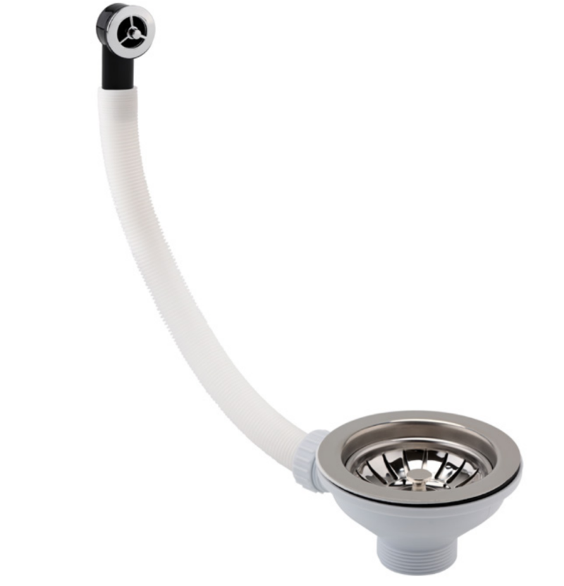 Basket Strainer Waste Round Overflow