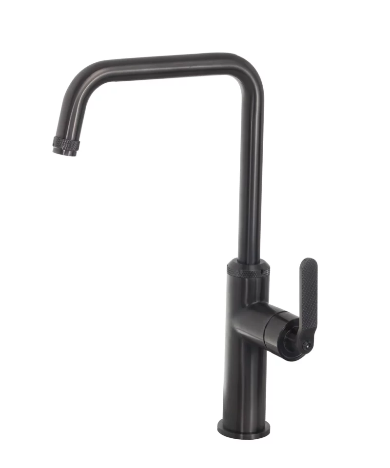 Decor Brushed Black Single Lever Sink Mixer