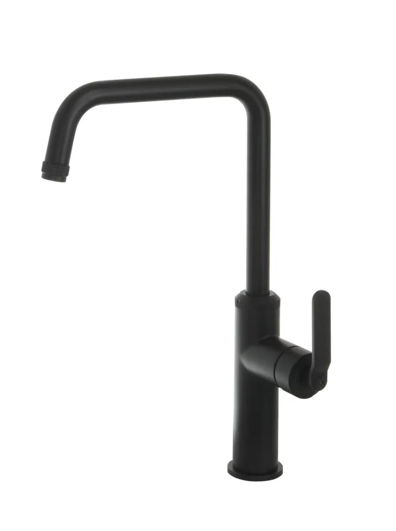 Decor Matt Black Single Lever Sink Mixer