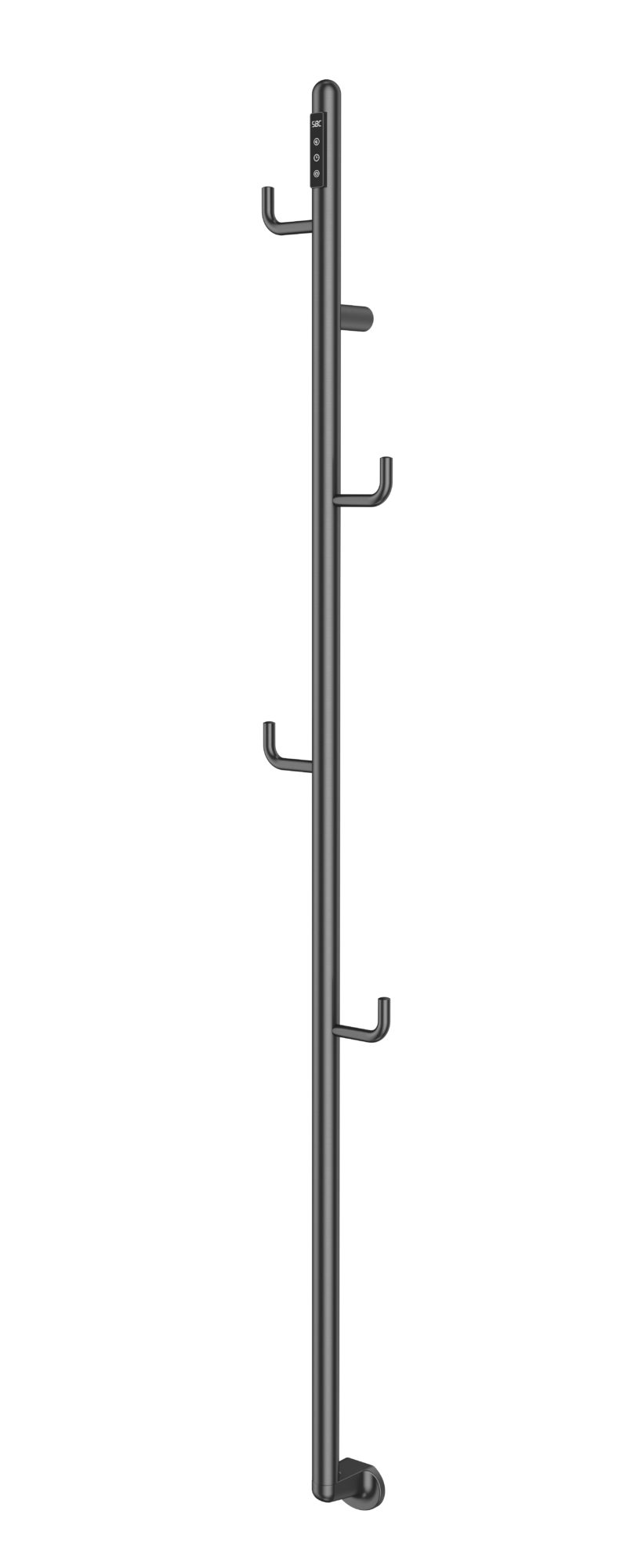 FLO  ELECTRIC RADIATOR BRUSHED BLACK