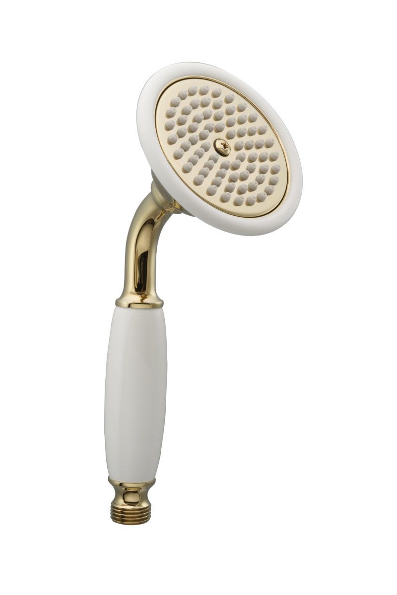 Single function shower handle