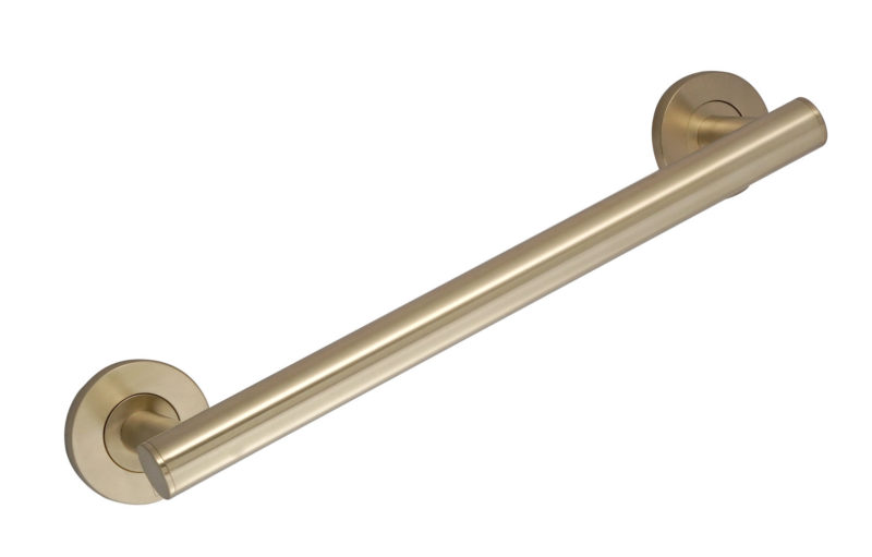 Grab Bar Brushed Brass