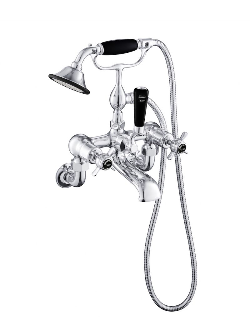 Bath Shower Mixer Wall Mounted with Kit