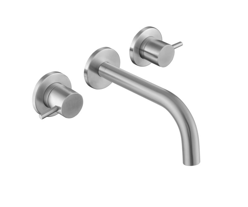 Inox Wall Mounted Basin Mixer