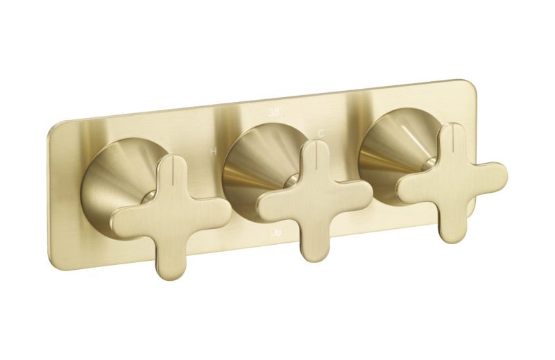 Thermostatic concealed  2 outlet shower valve (both handles included)
