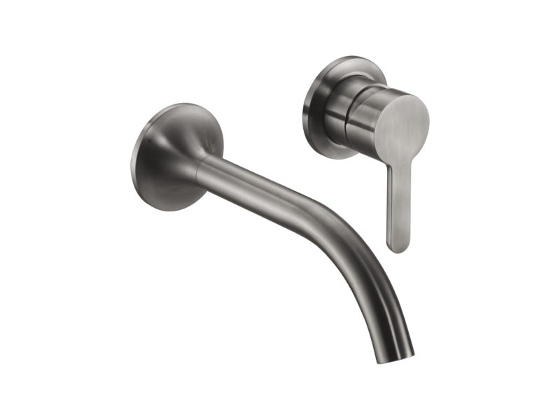Wall mounted basin mixer