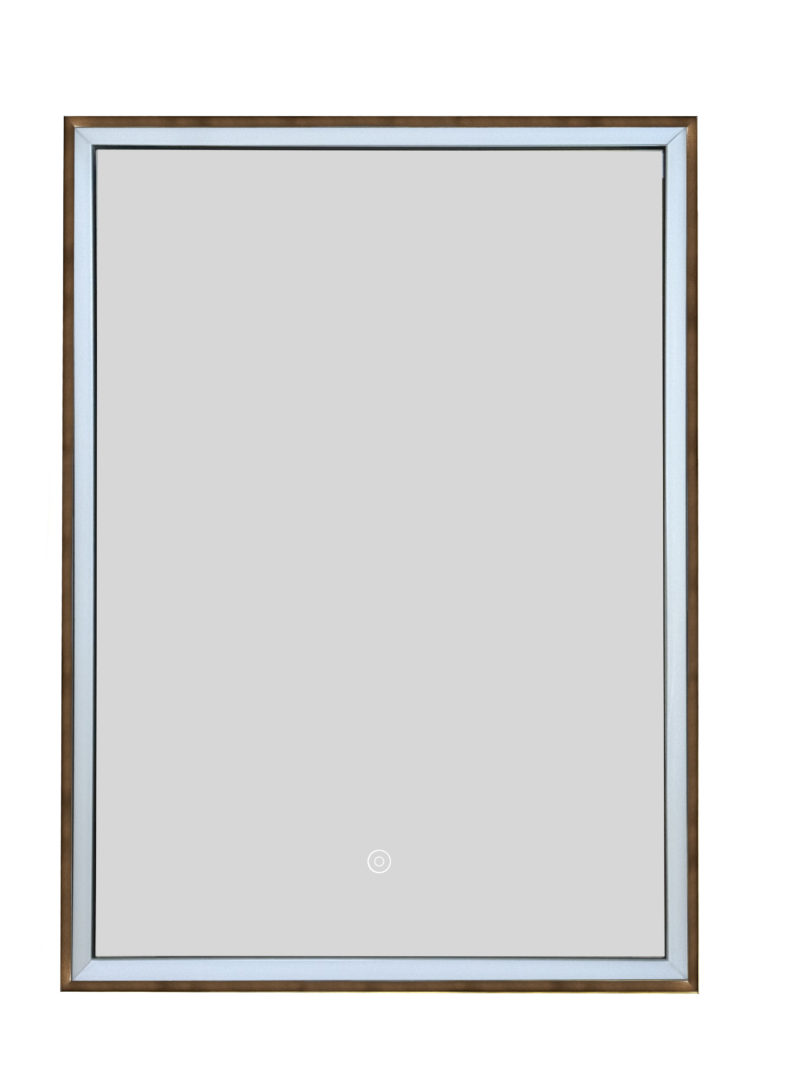 Luca Recessed Mirror Cabinet Brushed Bronze