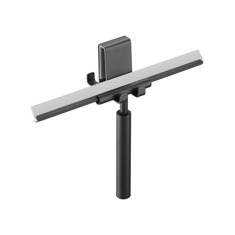 Squeegee and double sided hook