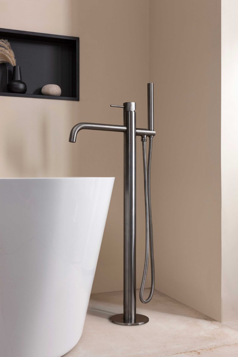VOS Floor Standing Bath Mixer with Kit - Image 2