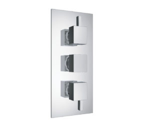Athena 2 Outlet Square Concealed Shower Valve