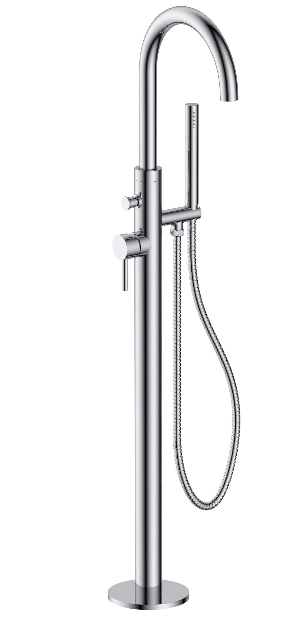 Florence floor standing, single lever bath shower mixer