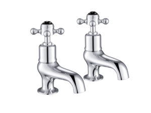 Grosvenor Black, Cross Bath Taps