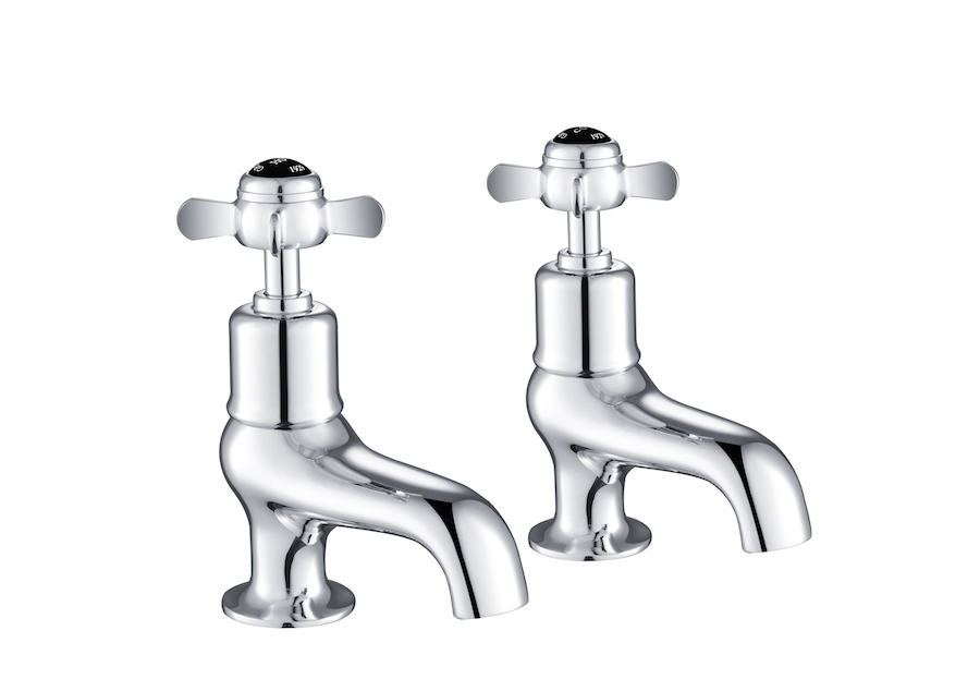 Grosvenor Black, Pinch Bath Taps