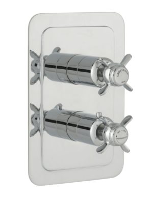 Grosvenor Pinch Thermostatic 2 Outlet Shower Valve
