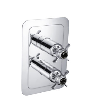 Grosvenor Pinch Thermostatic 2 Outlet Shower Valve