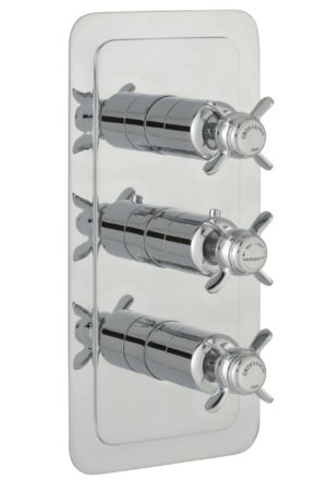 Grosvenor Pinch Thermostatic 3 Outlet Shower Valve