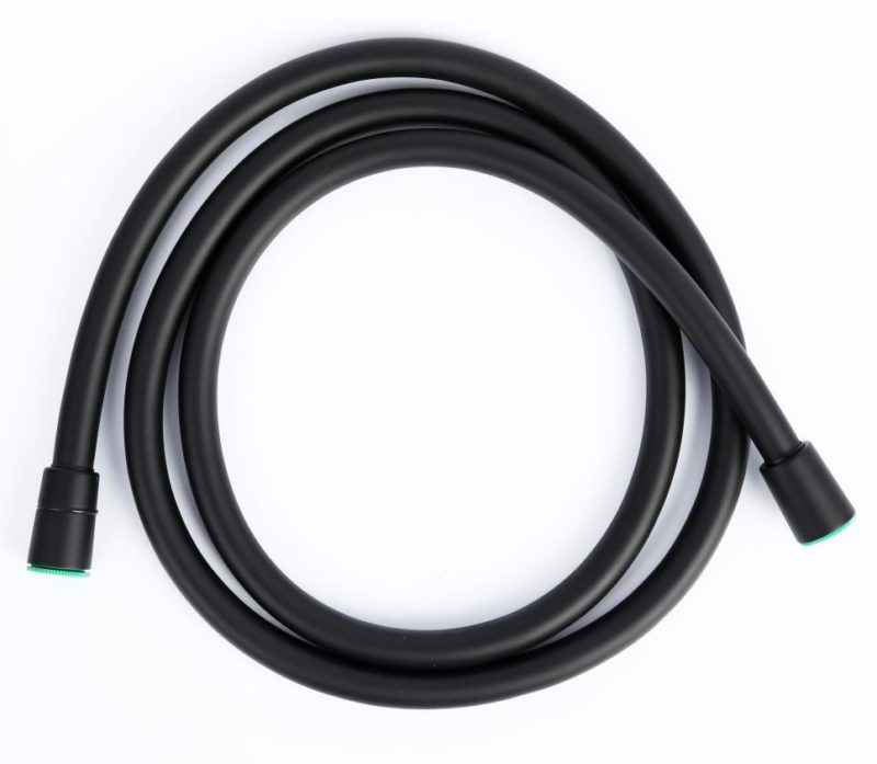 Vos 1.50m Matt Black  Plastic Hose