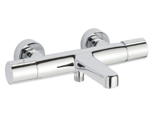 Hugo Wall Mounted Thermostatic Bath Shower Mixer With Kit