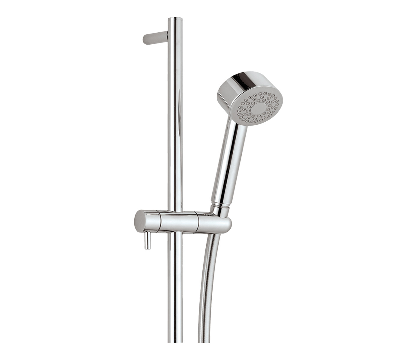 Techno Slider Rail with Single Function Shower Head Just Taps
