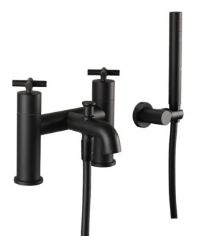 Solex deck mounted bath shower mixer with kit, HP 1