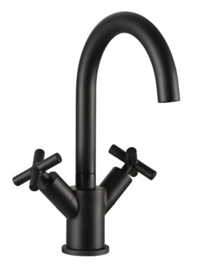 Solex mono deck mounted swivel spout basin mixer, MP 0.5