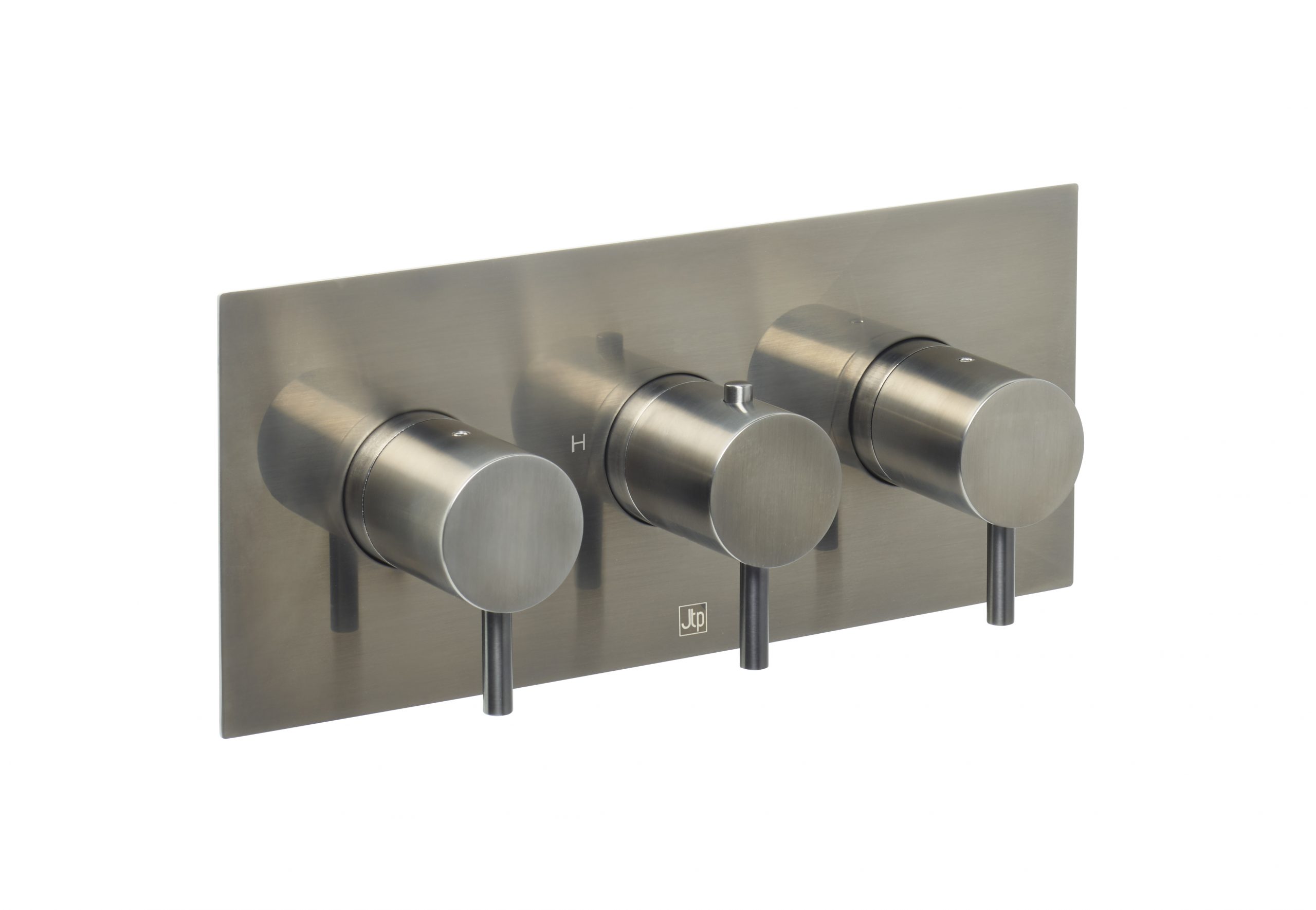 VOS Thermostatic Concealed 3 Outlet Shower Valve, Horizontal Just Taps